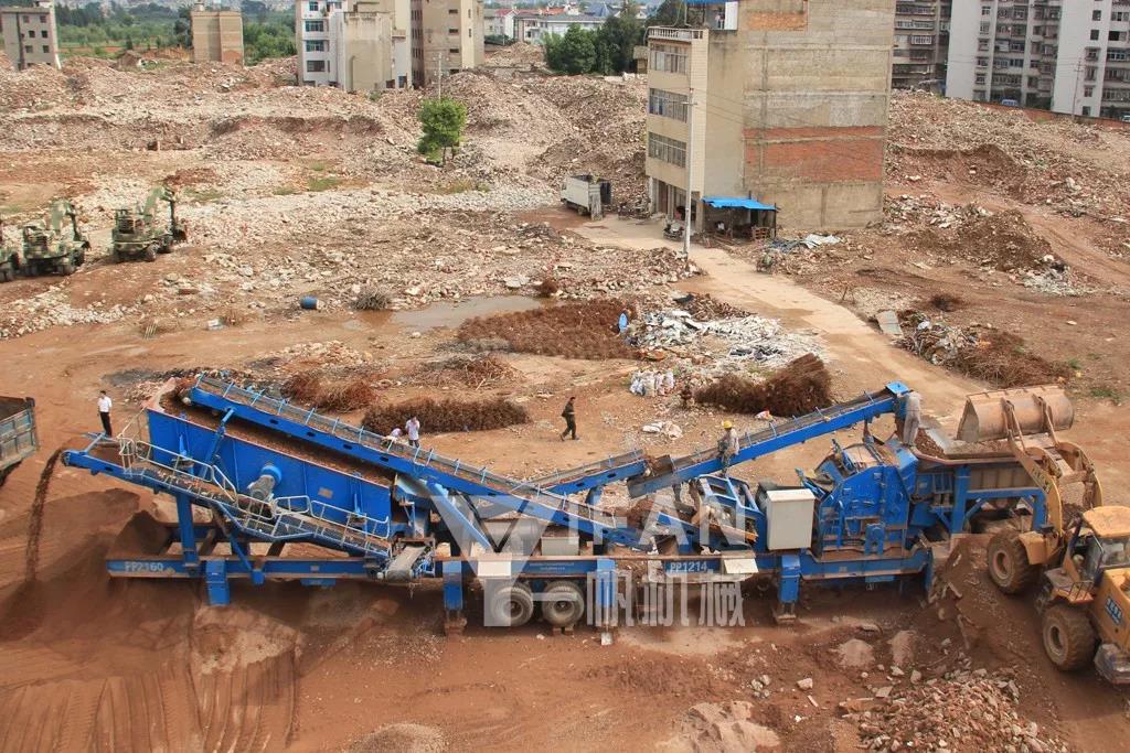 鄭州一帆建筑垃圾處理現場 鄭州一帆建筑垃圾處理現場