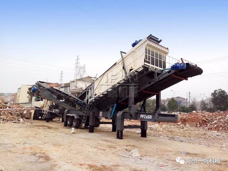 岳陽建筑垃圾處理生產線現場 岳陽建筑垃圾處理生產線現場